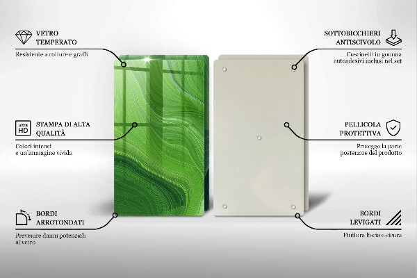 Kuchynská doska veľká zo skla Abstraktná textúra