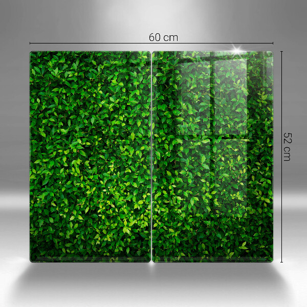 Kuchynská doska veľká zo skla Rastlina s malými listami