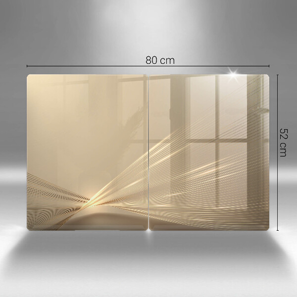 Kuchynská doska veľká zo skla Moderná abstrakcia