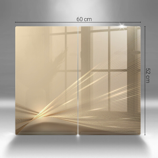 Kuchynská doska veľká zo skla Moderná abstrakcia