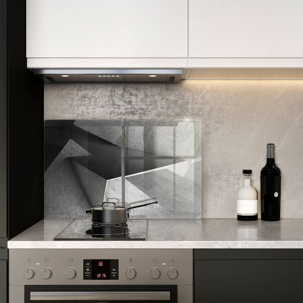 Kuchynská doska veľká zo skla Konkrétna abstrakcia