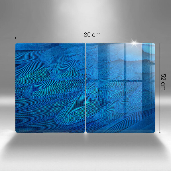 Kuchynská doska veľká zo skla Vtáčie perie