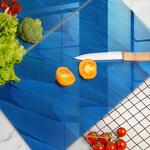 Kuchynská doska veľká zo skla Vtáčie perie