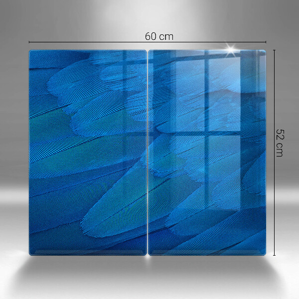 Kuchynská doska veľká zo skla Vtáčie perie