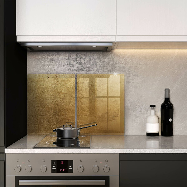 Kuchynská doska veľká zo skla Zlatá textúra pozadia