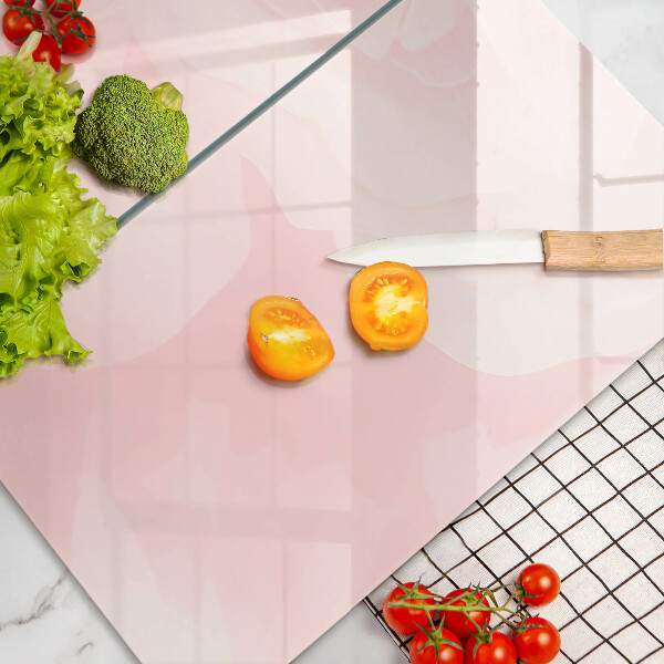 Kuchynská doska veľká zo skla Pozadie pastelových ruží