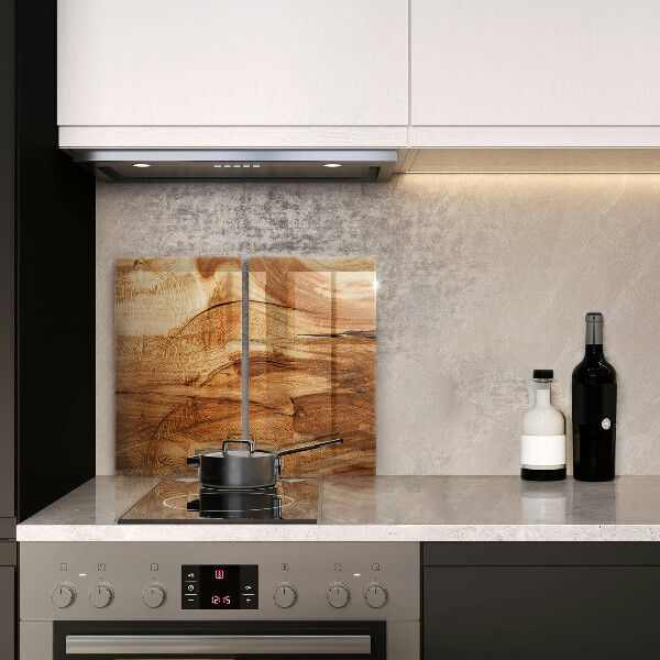 Kuchynská doska veľká zo skla Textúra drevenej dosky