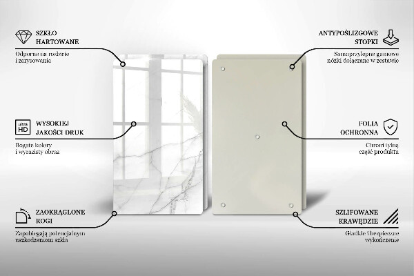Kuchynská doska veľká zo skla Mramorové kamenné pozadie