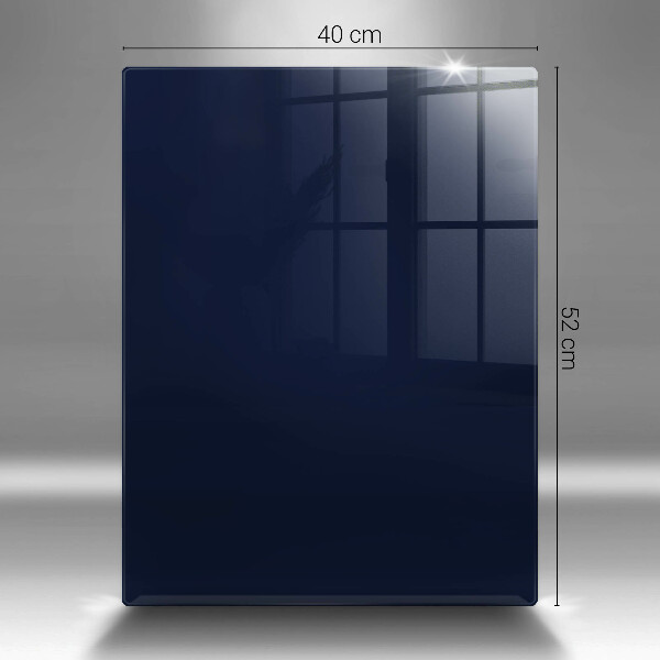 Sklenená doska na krájanie námornícka modrá