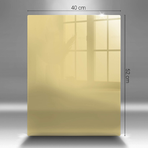 Sklenená doska na krájanie Žltá