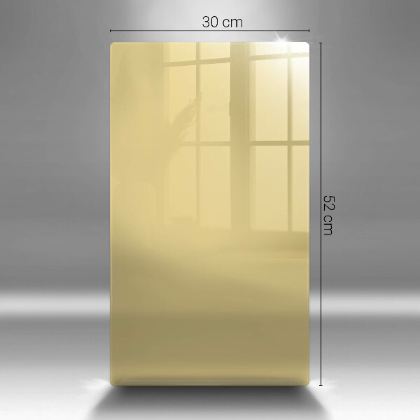 Sklenená doska na krájanie Žltá