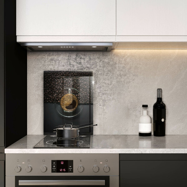 Kuchynská doska zo skla Káva a fazuľa