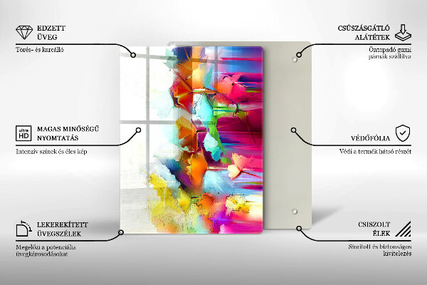 Kuchynská doska zo skla Ovocie avokáda