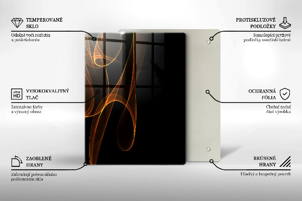 Kuchynská doska zo skla Zelená zelenina