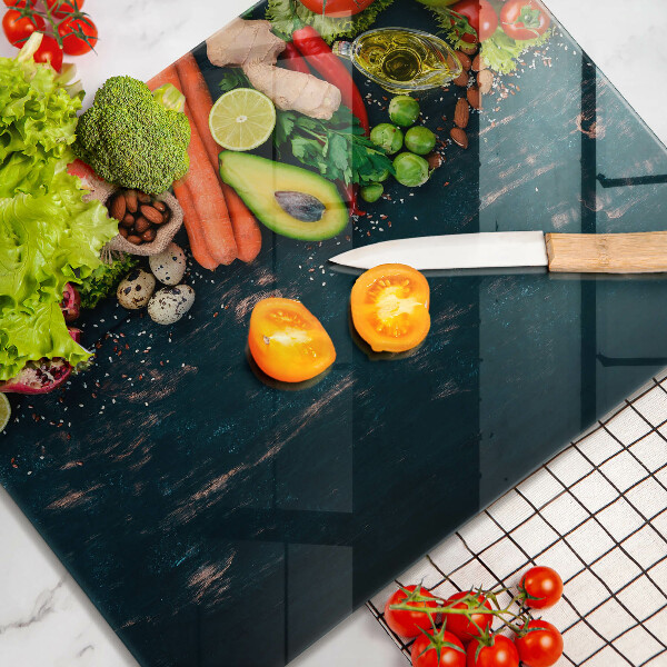 Kuchynská doska zo skla Ovocie a zelenina