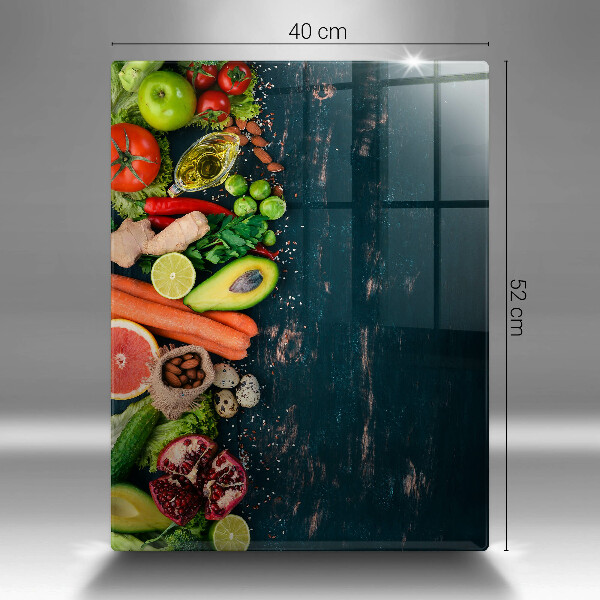 Kuchynská doska zo skla Ovocie a zelenina