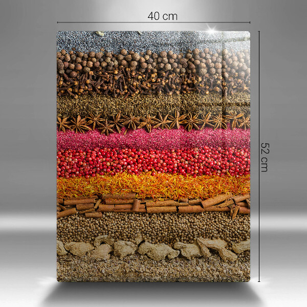 Kuchynská doska zo skla Farebné korenie