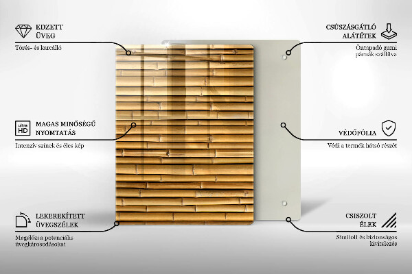 Kuchynská doska zo skla Kovové tvary