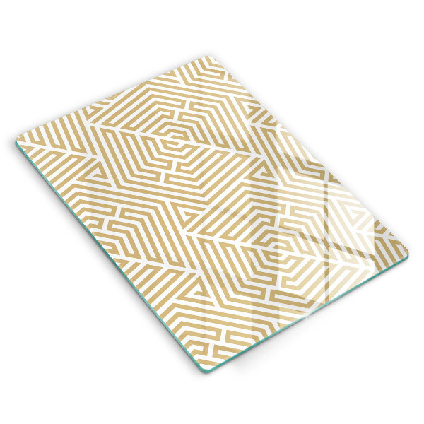 Kuchynská doska zo skla Geometrické čiary