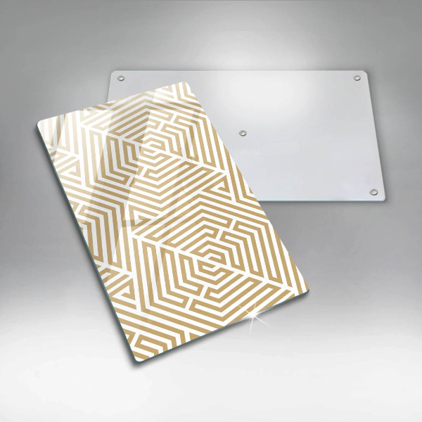 Kuchynská doska zo skla Geometrické čiary