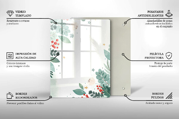 Kuchynská doska zo skla Abstraktné tvary