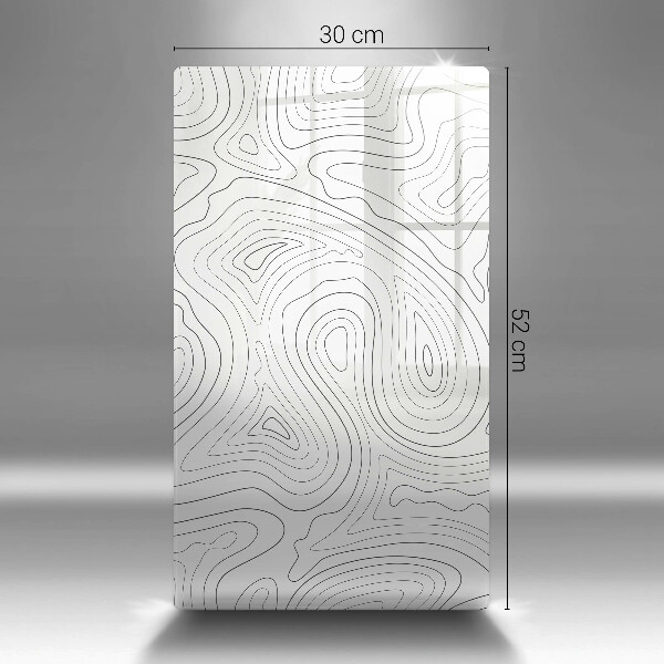 Kuchynská doska zo skla Abstraktné tvary