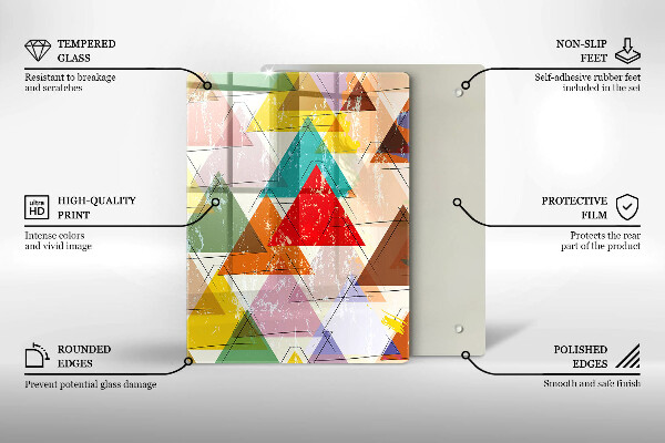 Kuchynská doska zo skla Farebná obloha