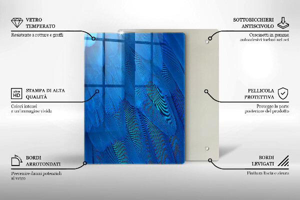 Kuchynská doska zo skla Akvarelové váhy
