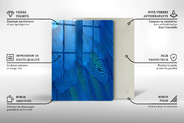 Kuchynská doska zo skla Akvarelové váhy