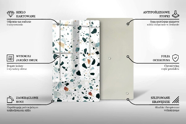 Kuchynská doska zo skla Ľahká kamenina