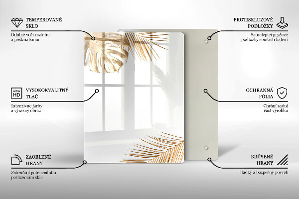 Kuchynská doska zo skla Ľahká kamenina