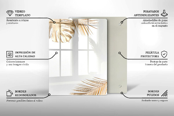 Kuchynská doska zo skla Ľahká kamenina