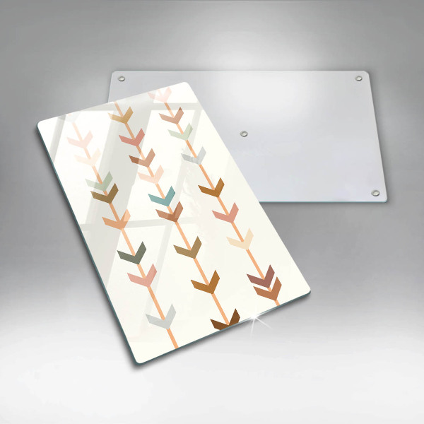 Sklenená doska na krájanie Geometrické prvky