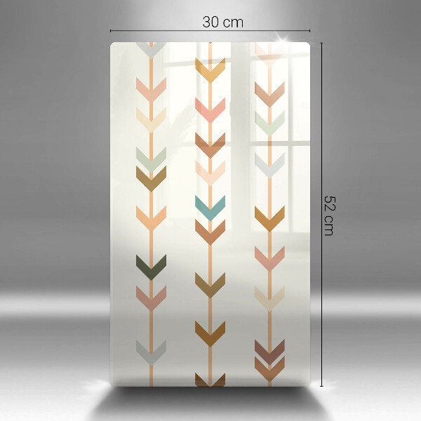 Sklenená doska na krájanie Geometrické prvky