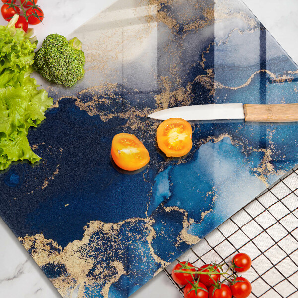 Sklenená doska na krájanie Elegantné pozadie a zlato