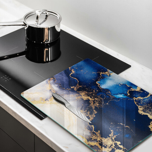 Sklenená doska na krájanie Elegantné pozadie a zlato