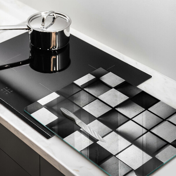 Sklenená doska na krájanie 3D geometria pozadia