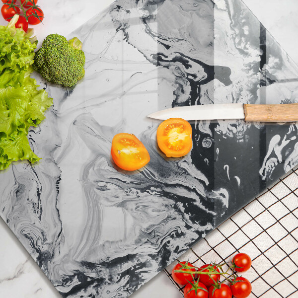 Kuchynská doska zo skla Atramentová abstrakcia