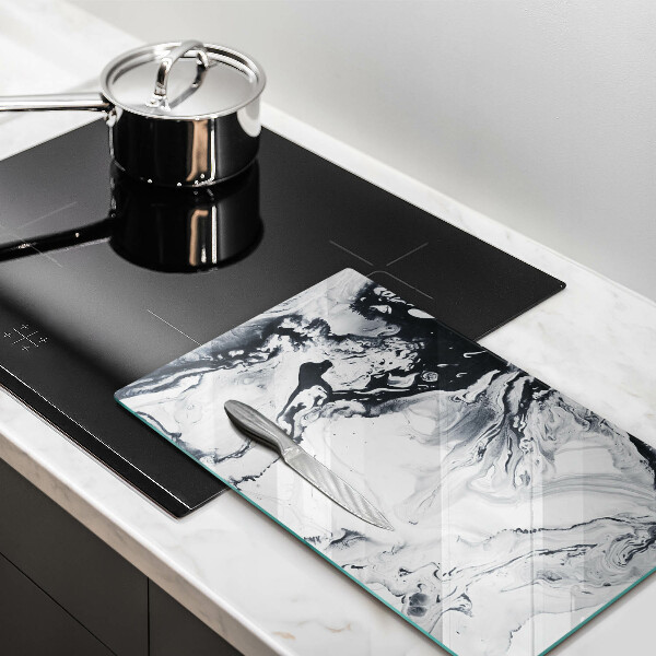 Kuchynská doska zo skla Atramentová abstrakcia