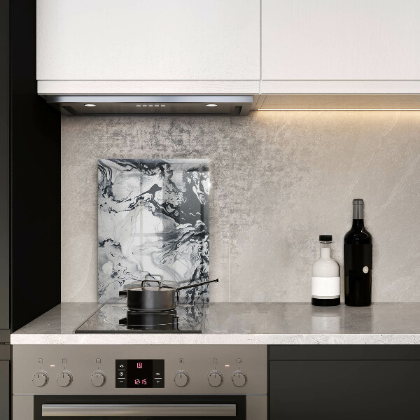 Kuchynská doska zo skla Atramentová abstrakcia