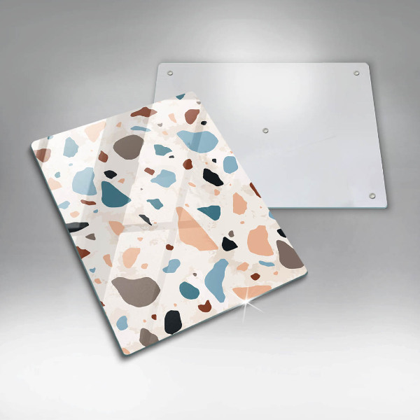 Sklenená doska na krájanie Dekoratívna kamenina