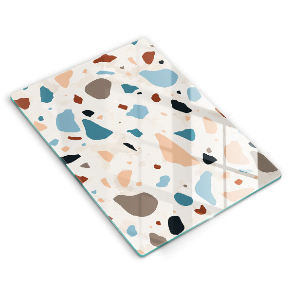 Sklenená doska na krájanie Dekoratívna kamenina