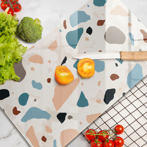 Sklenená doska na krájanie Dekoratívna kamenina
