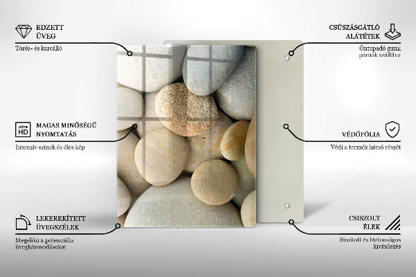 Kuchynská doska zo skla Abstraktné zlaté čiary