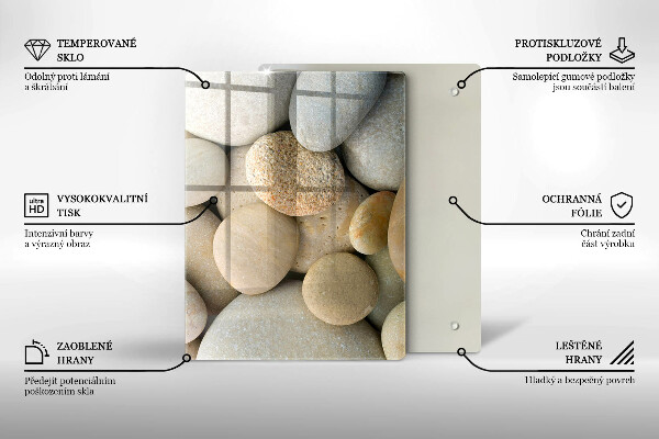 Kuchynská doska zo skla Abstraktné zlaté čiary