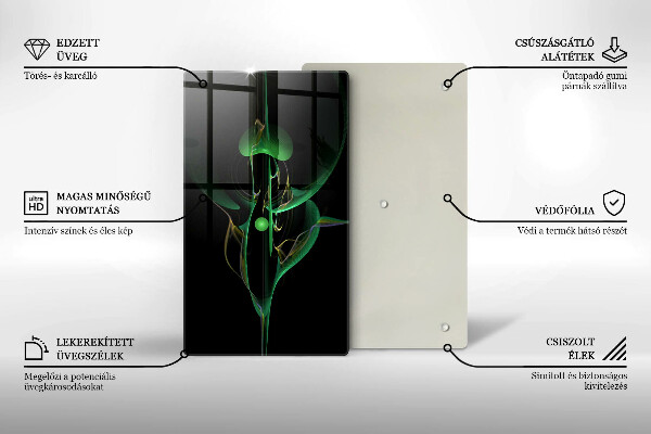 Kuchynská doska zo skla Moderná abstrakcia