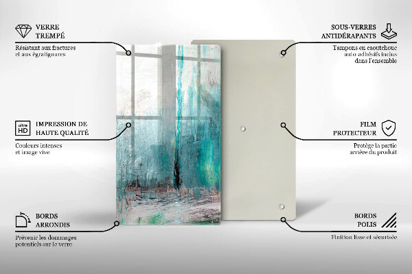 Kuchynská doska zo skla Farba abstrakcie pozadia