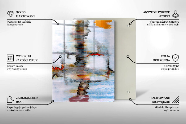 Kuchynská doska zo skla Farba abstrakcie pozadia