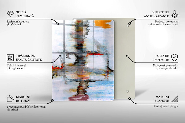 Kuchynská doska zo skla Farba abstrakcie pozadia