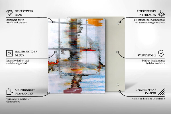 Kuchynská doska zo skla Farba abstrakcie pozadia